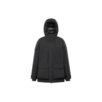 GOLDFARM Down Jacket Unisex Black