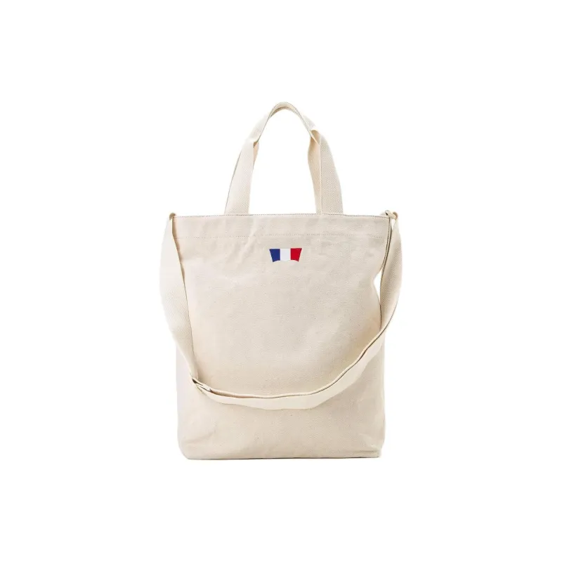Levi’s Cotton Patchwork Canvas Tote Bag Shopping Bag Handbag Women's White-1