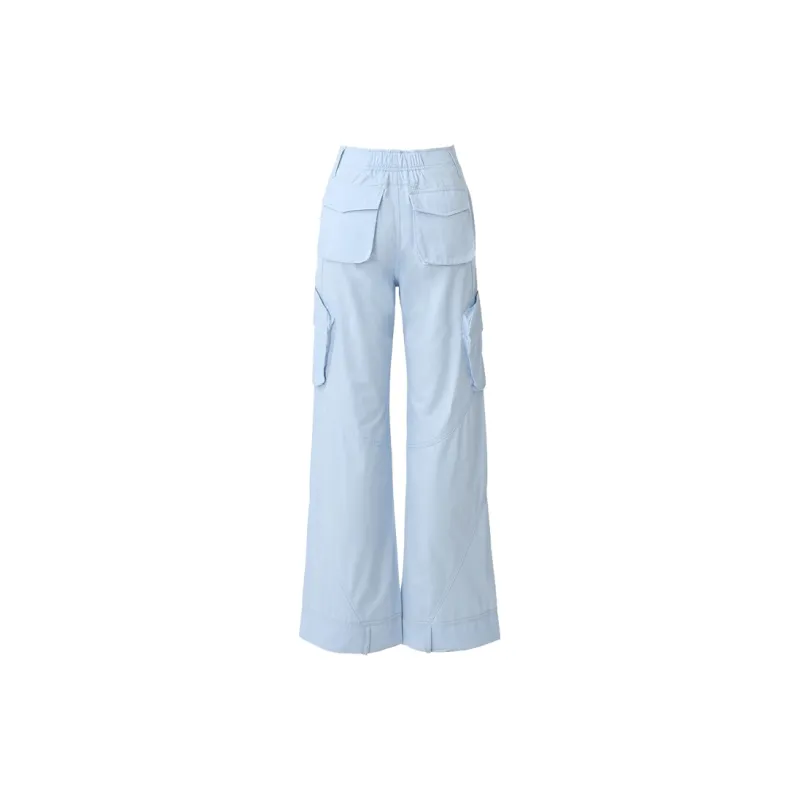 MJB Cargo Pants Women's Light Blue-1