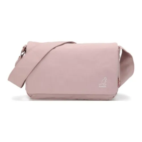 KANGOL Nylon Shoulder Bag Crossbody Bag Medium Size Men's Pink