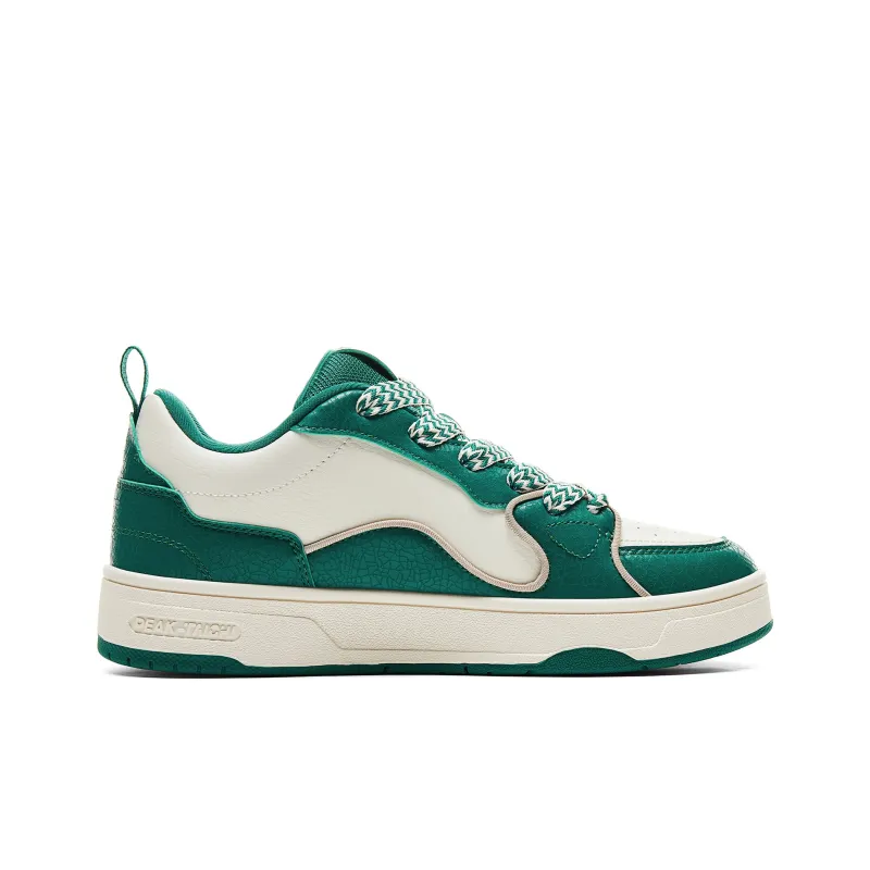 PEAK Skateboard Shoes Men Low Top Peace Green-1
