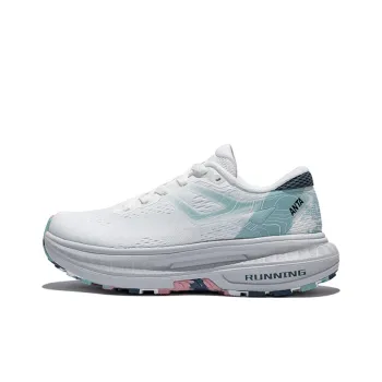 CHAOJIANTA Anti Slip Wear Resistant Low Top Running Shoes Women's White Green Blue