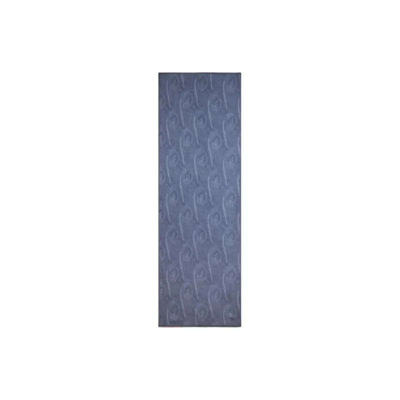 ETRO Cashmere Knit Scarves Unisex Marine Blue-1