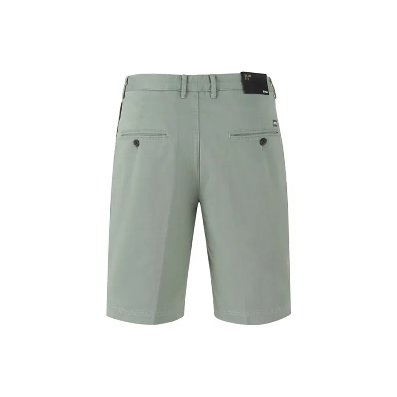 HUGO BOSS Mid rise Cotton Chino Shorts-1