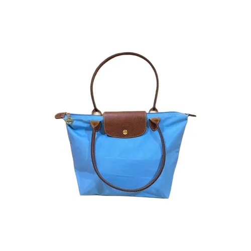 LONGCHAMP Polyamide Tote Bag Shopping Bag Handbag Women's Blue