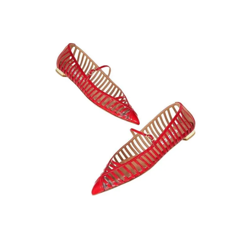 AQUAZZURA Casual Single Shoes Women's Red-3