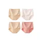 E Set-High-Rise Pastoral Style-White+Pink+Apricot+Apricot (4 Pack)