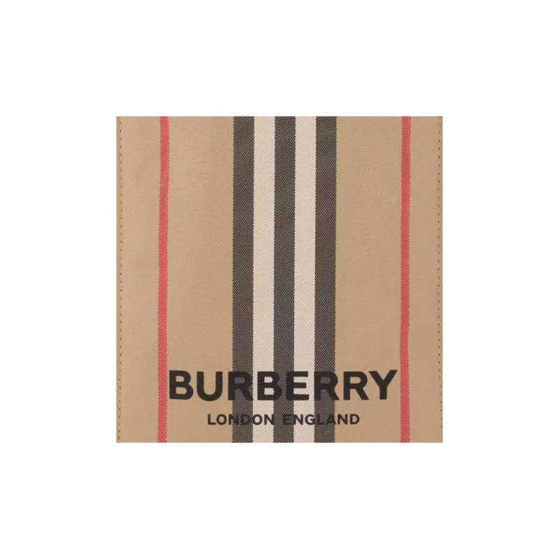 Burberry Fabric Coin Purse Women's Beige-4
