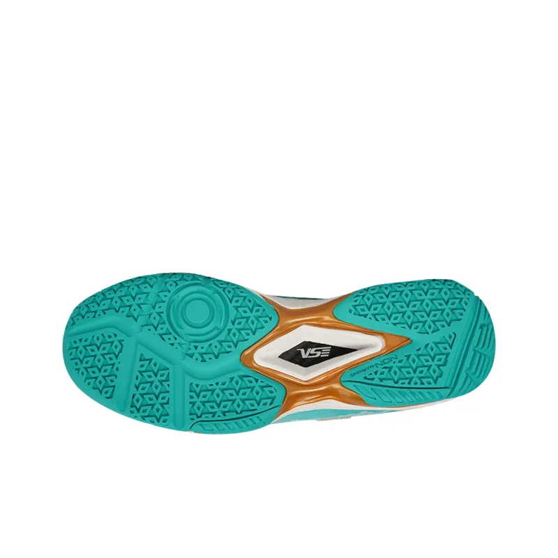 Venson Snake Shoes Coverage Wear-Resistant Low-Top Badminton Shoes Unisex Green Dove-4