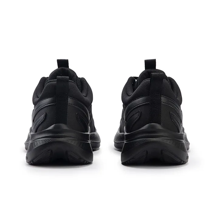 361° Anti Slip Wear Resistant Low Top Casual Running Shoes Men's Black Gray-3
