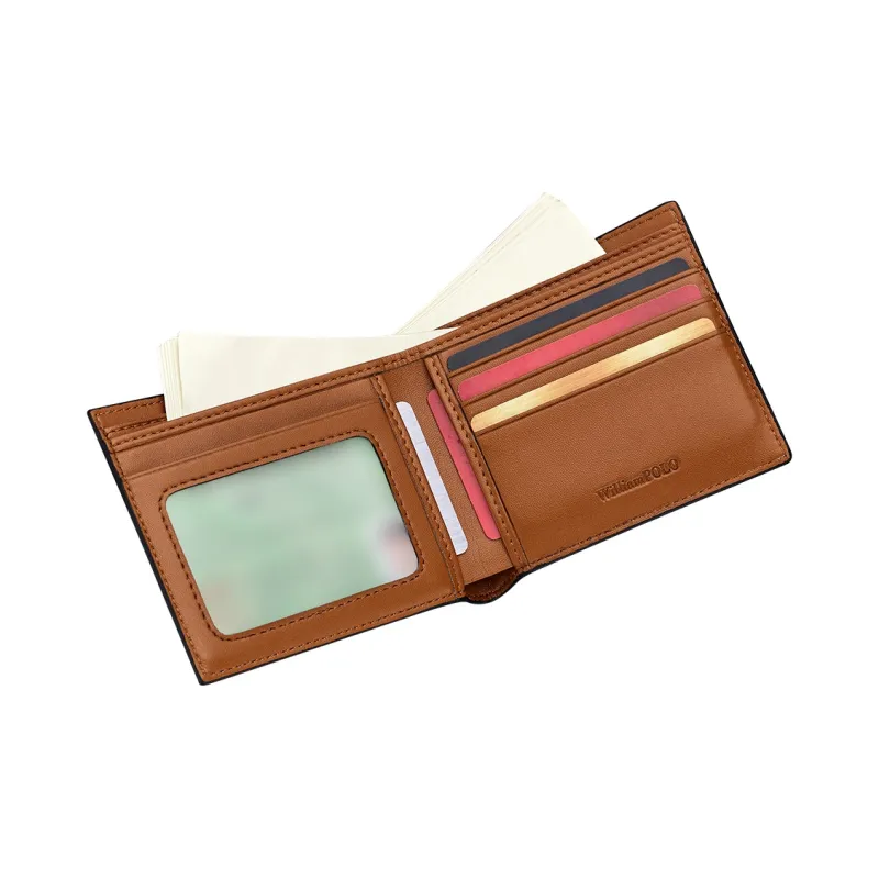 WilliamPOLO PVC Wallet Men's Black-2