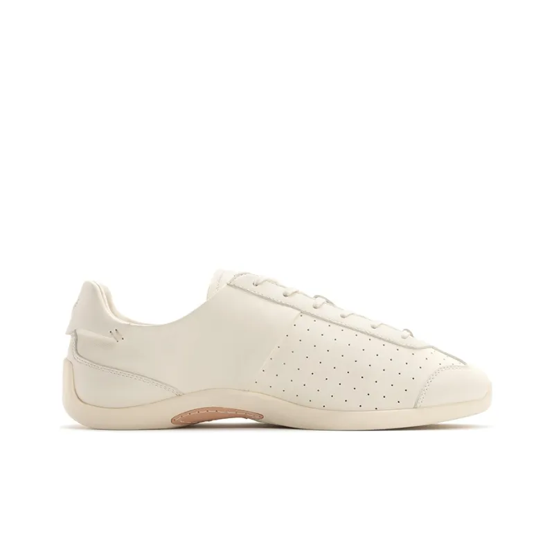 FOOT INDUSTRY Foot Industry Low Top German Army Trainers Unisex Antique White-1
