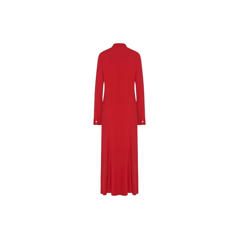 THE ROW Buttoned Long Sleeved Midi Dress-1