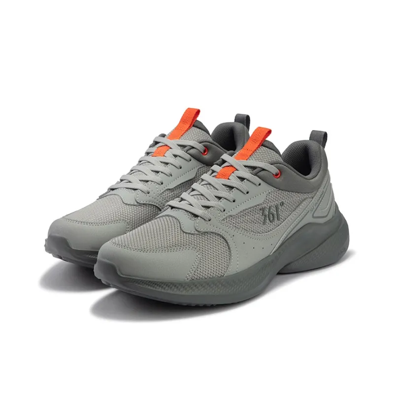 361° Anti Slip Wear Resistant Low Top Running Shoes Men's Graphite Gray-2