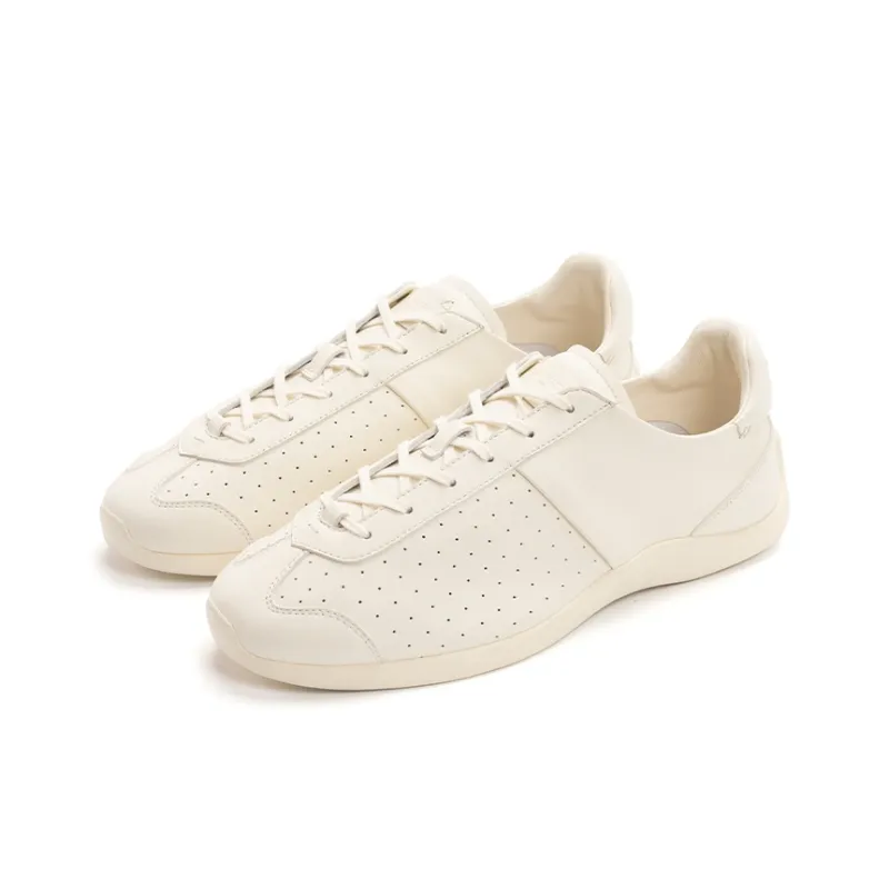 FOOT INDUSTRY Foot Industry Low Top German Army Trainers Unisex Antique White-2
