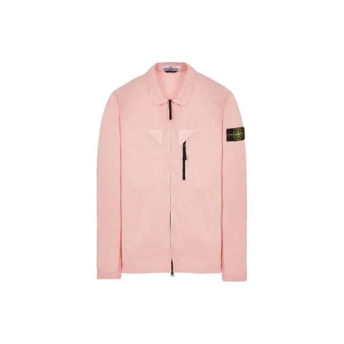 STONE ISLAND SS23 Nylon Meta Jackets Men Pink