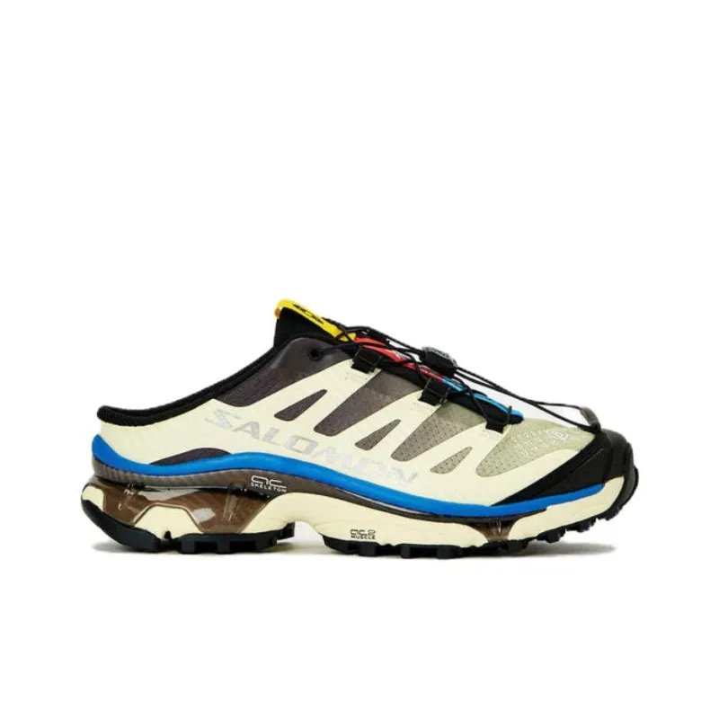 SALOMON x MM6 Maison Margiela XT-4 Slip-Resistant Mules Closed-Toe Slippers Unisex Light Yellow Gray-1