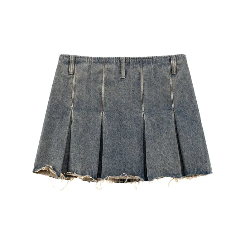 CHUU Denim Short Skirts Women's Denim Blue-1