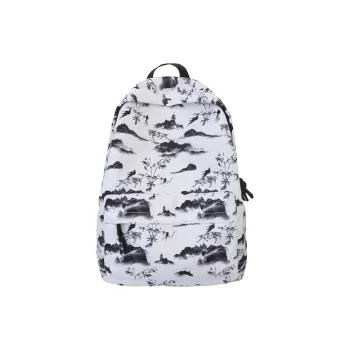 KAKAXI Nylon Backpack Unisex Black/Pink/Blue
