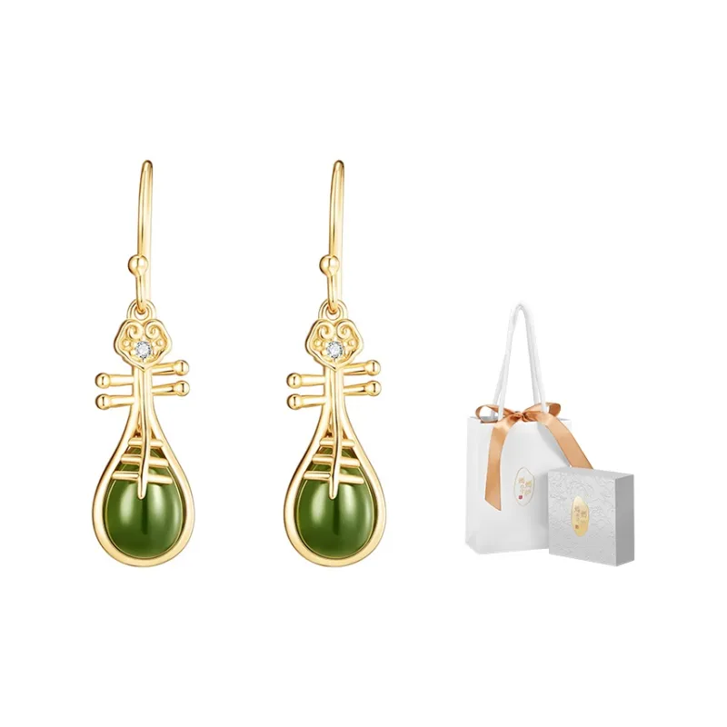 MAMADESHOUHU Earrings Jasper Women's-2