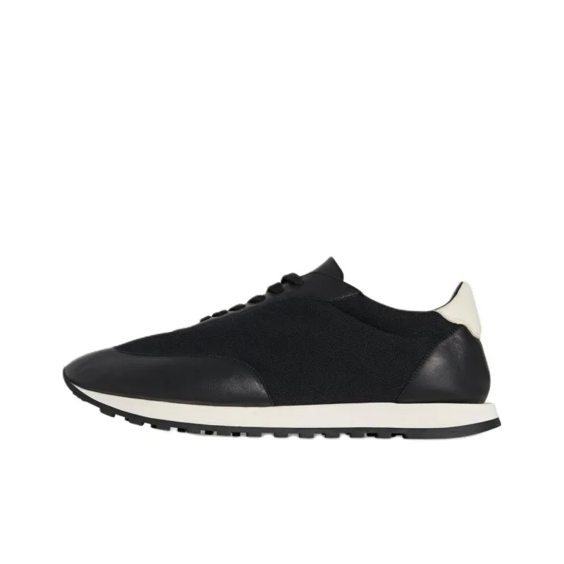 THE ROW Owen Runner Low Top Casual Shoes Men's Black-0