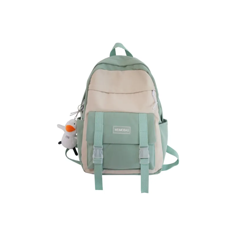 Venerable Brahma Nylon Backpack Women's Black/Purple/Green/Blue/Pink-4