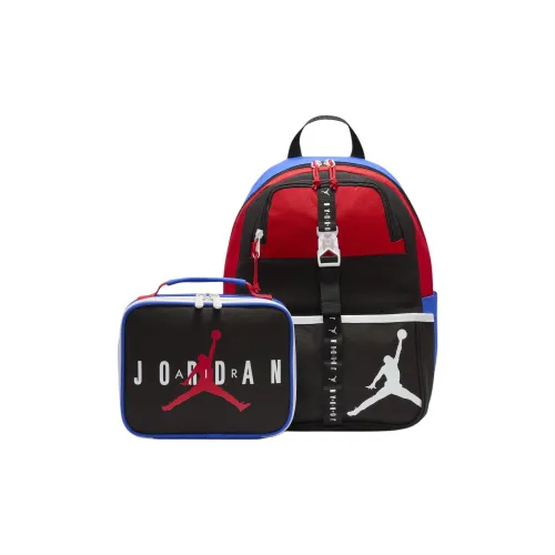 jordan can Polyester Backpack Large Size Women's Black & Multicolor