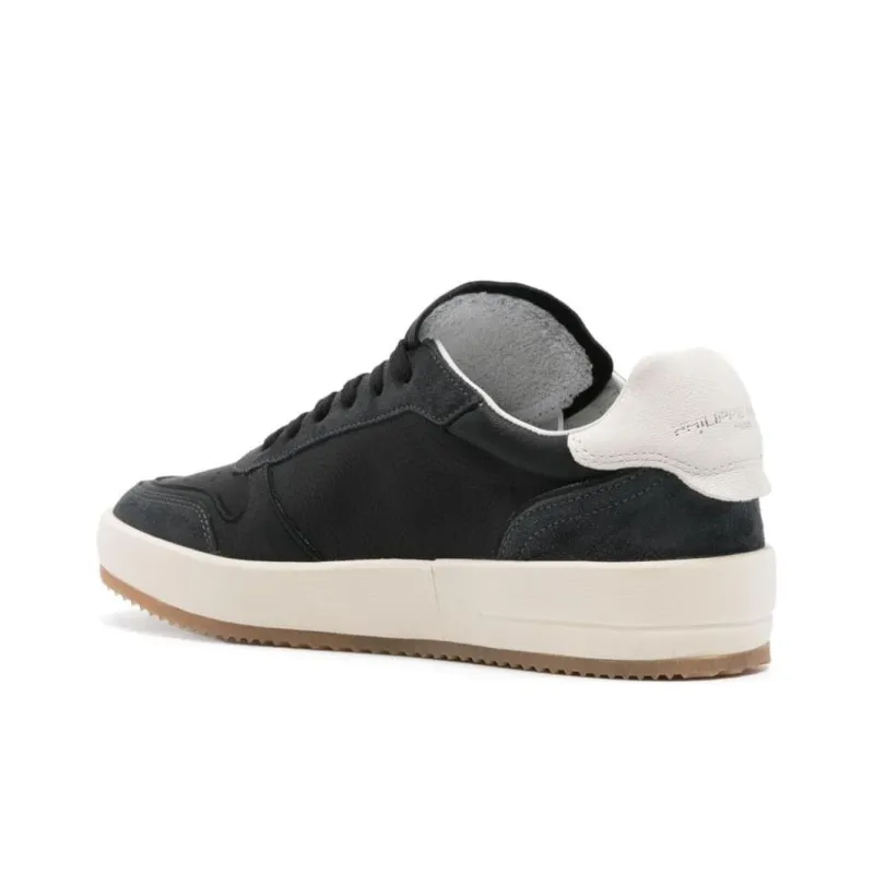 PHILIPPE MODEL Low Top Skateboard Shoes Men's Black-3