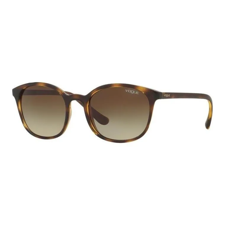 VOGUE Plastic Square Sunglasses Women's Brown-0