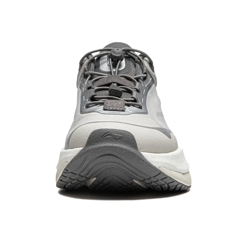 LiNing SOFT GO MAX Slip Resistant, Abrasion Resistant, Breathable Low Top Casual Shoes Men's Gray-4