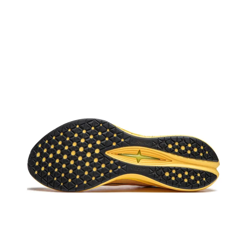 LiNing Red Hare 7 Pro Shock Absorbers With Slip Resistant Features Low Top Casual Running Shoes Men's Yellow-5