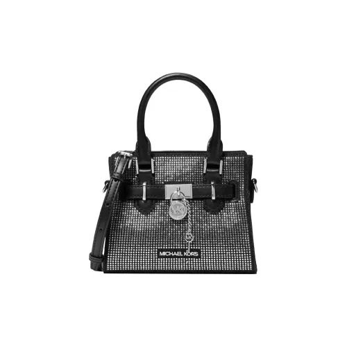 MICHAEL KORS Hamilton Series Fabric+Artificial Leather Handbag, Crossbody Bag Extra Small Women's Black
