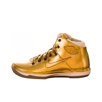 Jordan Air Jordan 31 Xxx1 Gold All-Star Cushioning Anti-Slip And Wear-Resistant High-Top Basketball Shoes Unisex Gold