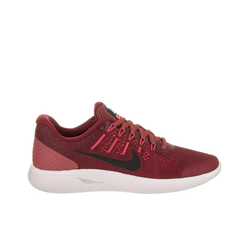 Nike Lunarglide 8 Anti Slip Wear Resistant Low Top Casual Running Shoes Unisex Red-1