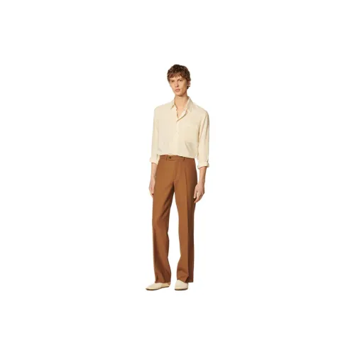 Sandro Suit Trousers Unisex Brown