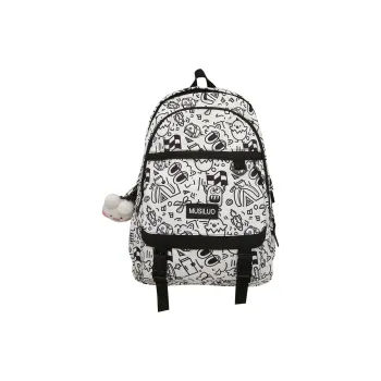 Kaka Tree Nylon Backpack Unisex Multicolor