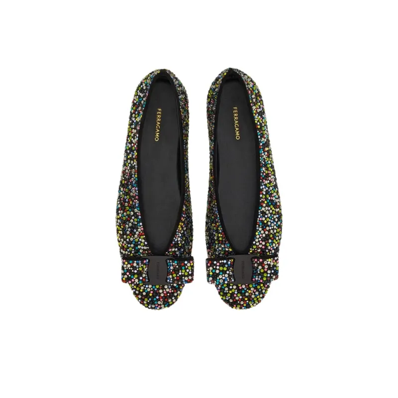 FERRAGAMO Vara Casual Single Shoes Women's Multicolor-4