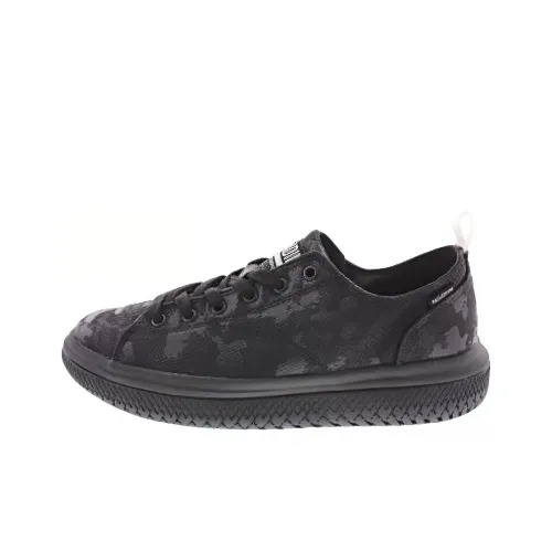Palladium Abrasion-Resistant Slip-Resistant Low-Top Canvas Shoes Unisex Black