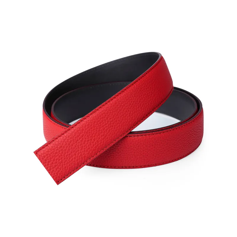 Jaylen Oos Compatible With Smooth Buckle/Pin Buckle/Automatic Buckle Cow Leather Leather Belts Men's Black 3.5cm/3.8cm-34