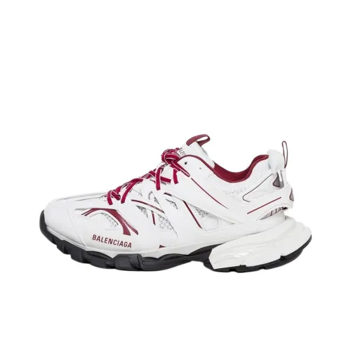 Balenciaga Track Sneaker 'White Burgundy'