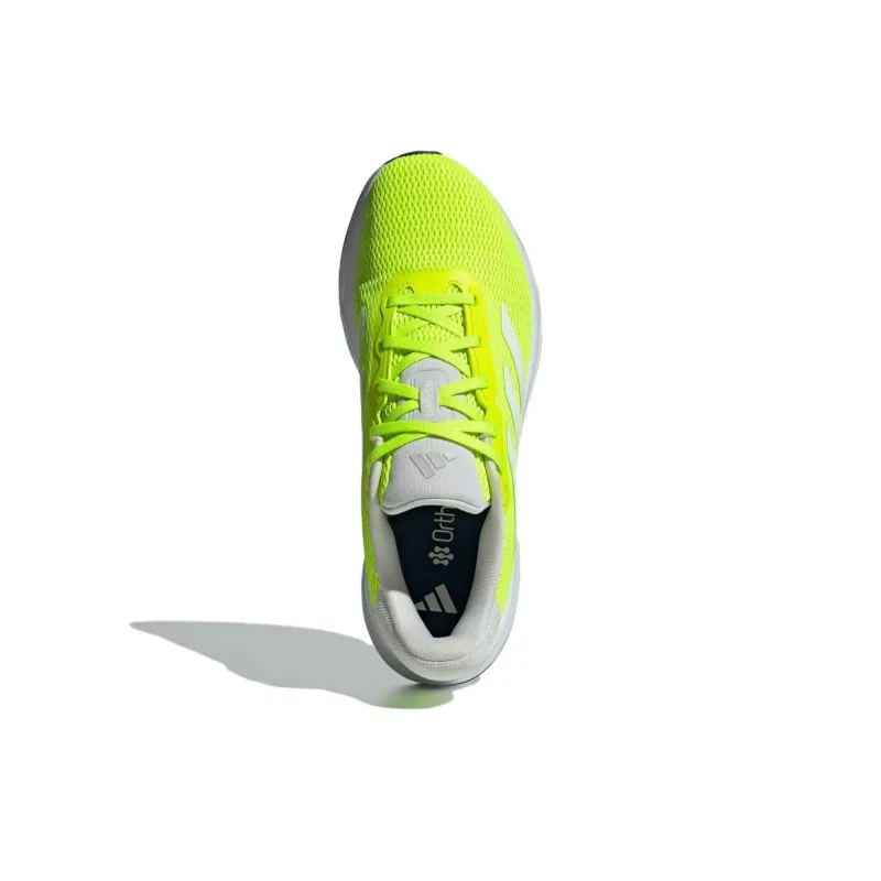 Adidas Anti-Slip Wear-Resistant Low-Top Long Distance Running Running Shoes Men's Yellow White-3
