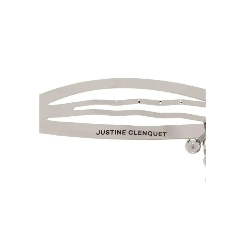 JUSTINE CLENQUET Hair Clips Women's Silver-2
