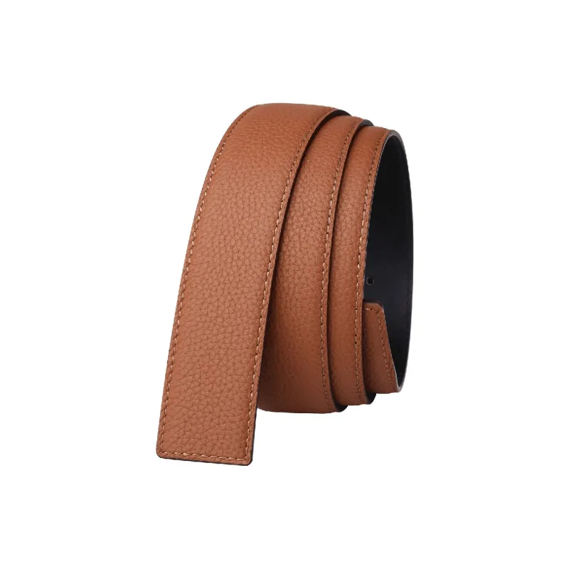 Jaylen Oos Compatible With Smooth Buckle/Pin Buckle/Automatic Buckle Cow Leather Leather Belts Men's Black 3.5cm/3.8cm-11