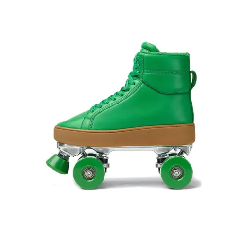 Bottega Veneta Quilt Rollers High-Top Outdoor Shoes Women's Green