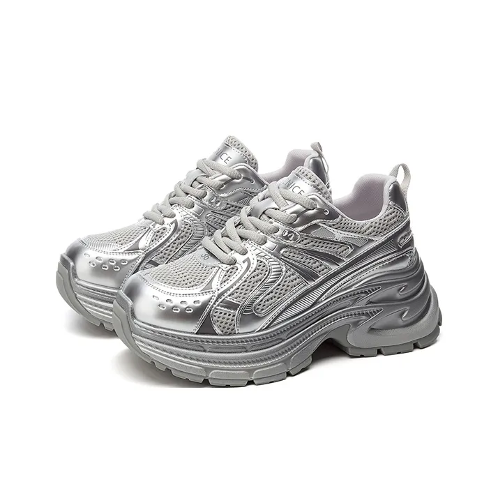 Jin Baichuan Height Increasing Wear-Resistant Low-Top Chunky Sneakers Women's-12