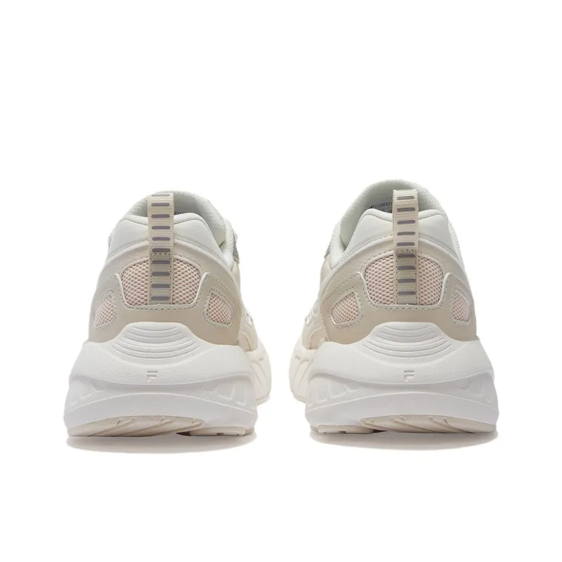 FILA FUSION CRED Leader Anti Slip Wear Resistant Low Top Casual Shoes Women's White-3