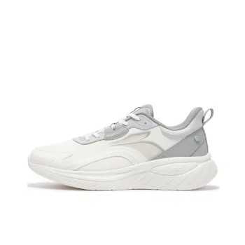 361° Softwalk 3.0 Wear Resistant Low Top Running Shoes Men's White Gray