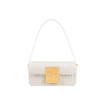 DIOR Miss Dior Quilting Calfskin Handbag Shoulder Bag Women's White