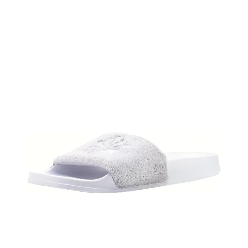 Reebok Classic Slide Rubber Sole Slip-Resistant Abrasion-Resistant Slide Slippers Men's White Gray-2