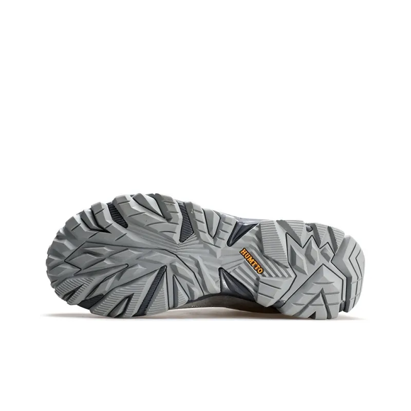 HUMTTO Anti Slip And Wear Resistant Coverage Support Rebound Grip Low Top Hiking Shoes Men's Gray Orange Yellow-4